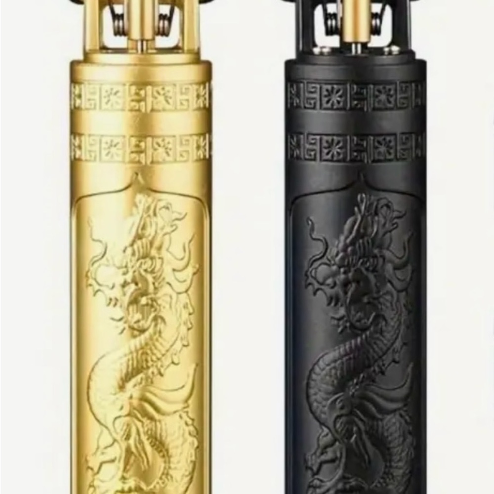 Dragon Hair Clippers Professional USB Rechargeable Black Gold